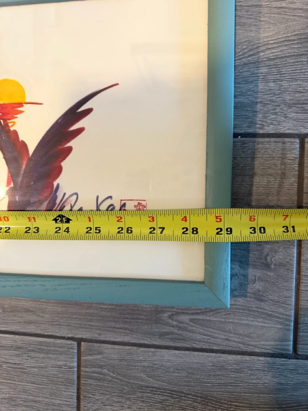 Vintage Hawaiian Rainbow Brush Art Name Painting “DAWN”
